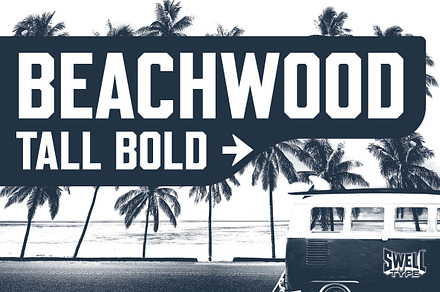 Beachwood - Los Angeles sign font