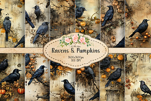 Ravens And Pumkins