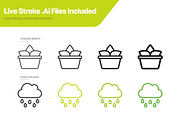 50 Springtime Line Vector Icons, an Outline Icon by Juicy Icons (Thumbnail 3 of 5)