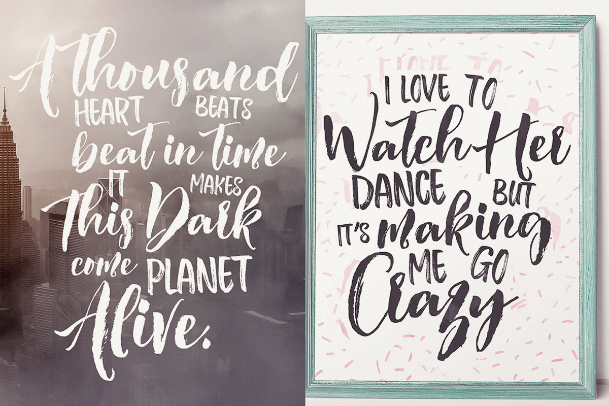 Ragtime - Brush Font Duo, a Script Font by Cruzine (Photo 10 of 11)