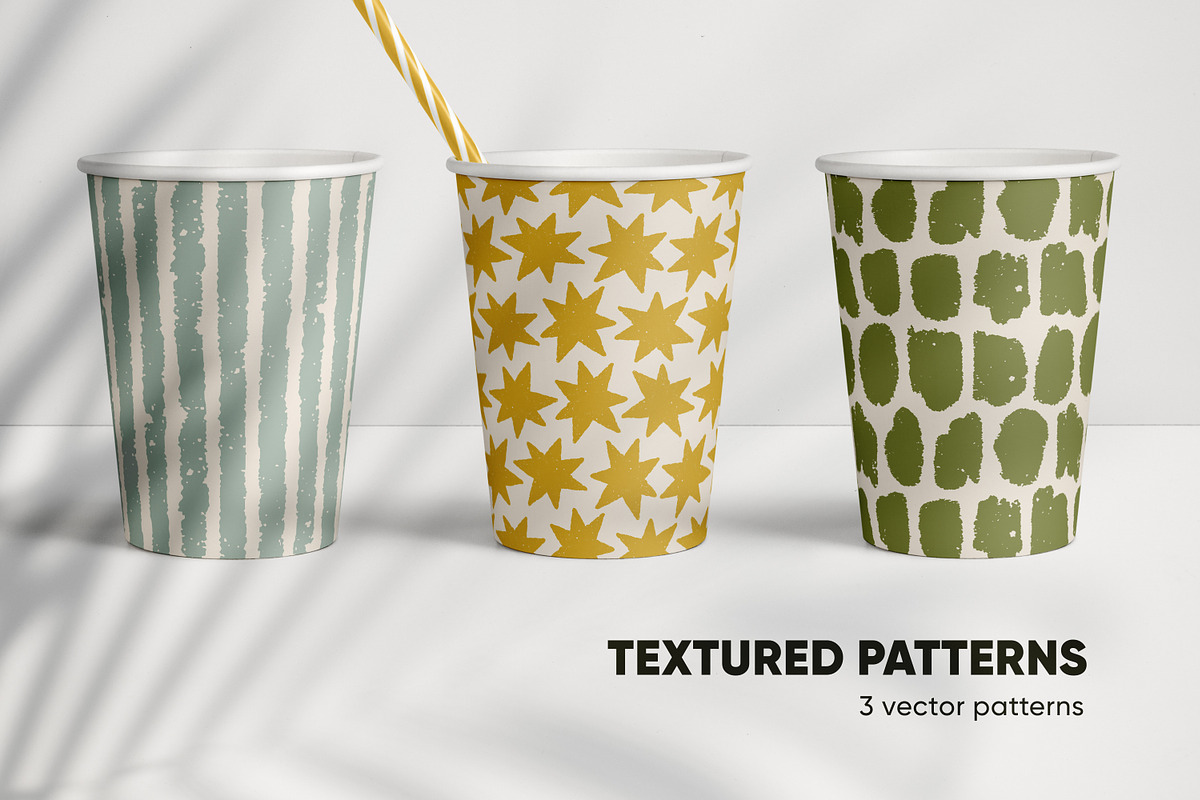 Abstract elements seamless patterns, a Pattern Graphic by Good Studio (Photo 1 of 12)