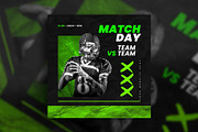 Match day social media flyers, a Social Media Template by Tanmoy Topu (Thumbnail 5 of 11)