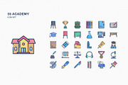 Academy and education icon set, an Icon by Icongeek26 (Thumbnail 1 of 6)