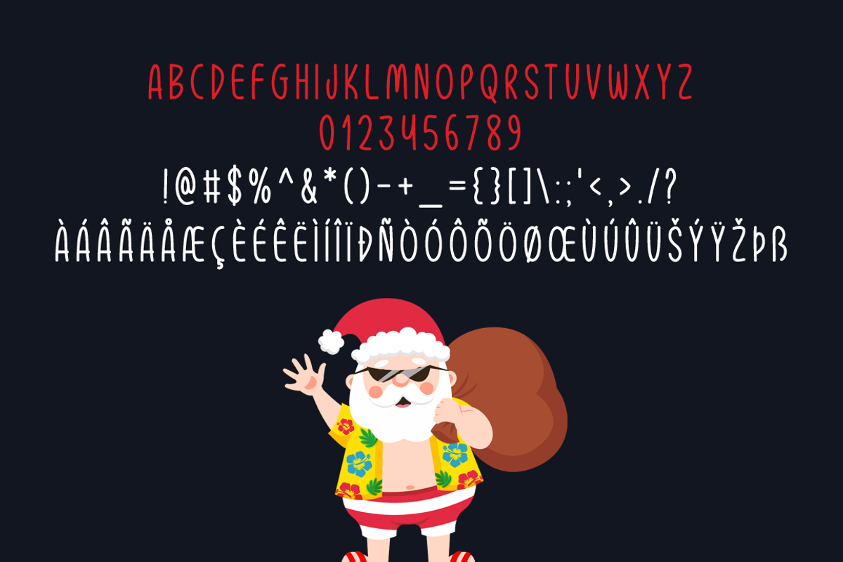 Christmas Happiness Typeface, a Script Font by Seemly Fonts (Photo 5 of 5)