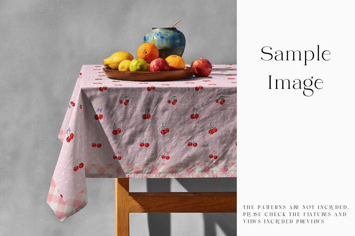 Square Tablecloth Mockups, a Household Mockup by mock-ups (Photo 14 of 28)