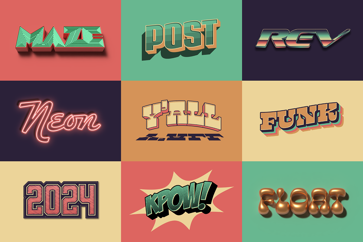 Alive! - Editable Graphic Styles, a Layer Style Add-On by DKNG Studios (Photo 1 of 10)