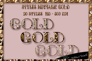 STYLES METTALIC GOLD