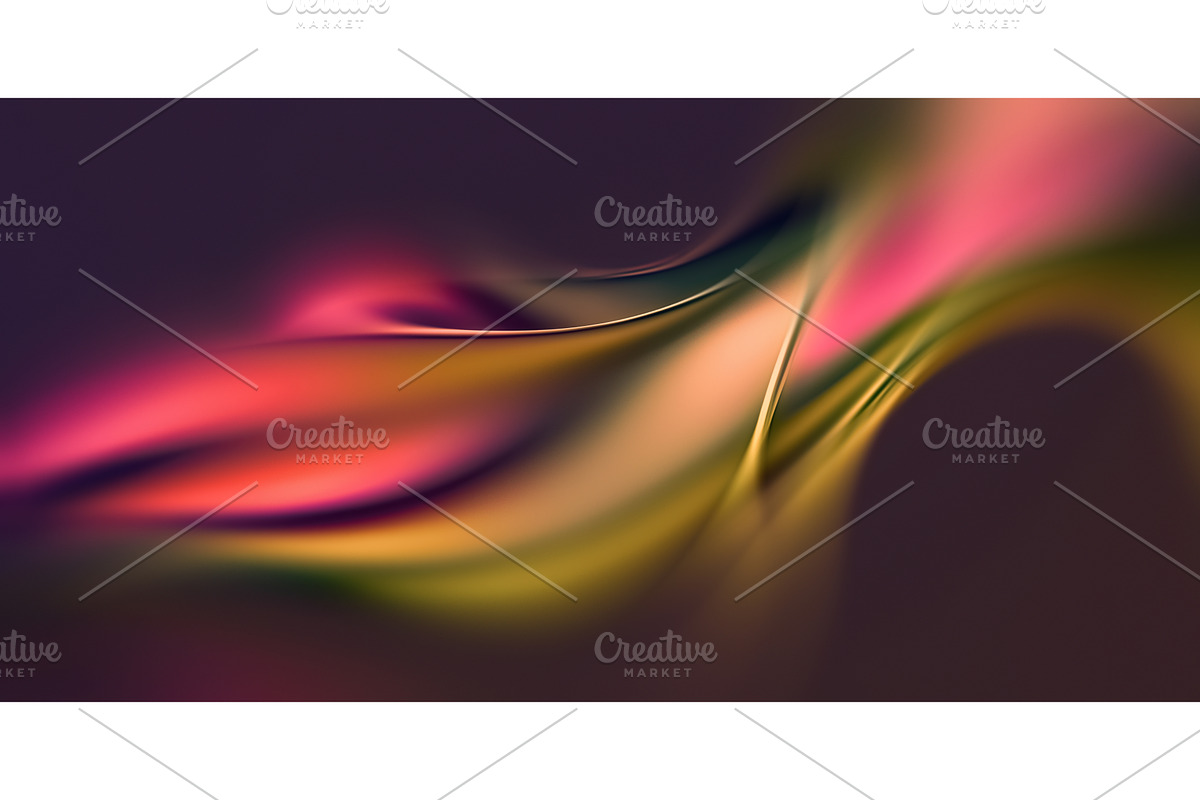 Colorful Abstract Background With, an Illustration by BazziBa♥