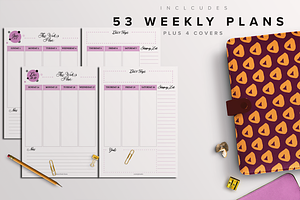 2017 Weekly Planner Kit -3 Sizes