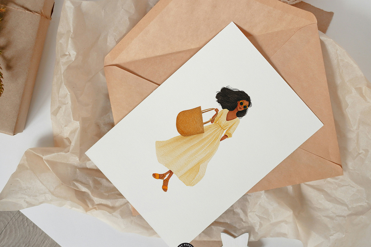 Mediterranean Summer Clipart Bundle, a Person Illustration by PaintPixelCo (Photo 14 of 15)