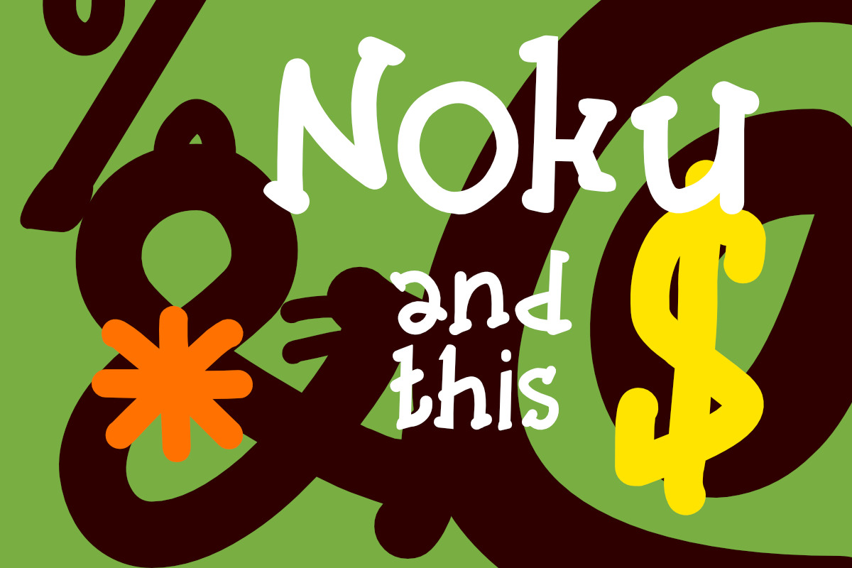 Noku Font Playful, a Handwritten Font by baurstudio (Photo 7 of 9)