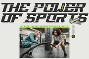 Thrive Sports Font, a Sans Serif Font by 177Studio (Thumbnail 3 of 8)