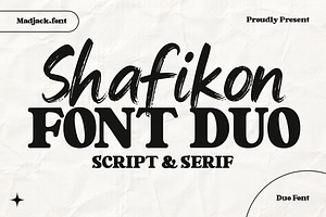 Shafikon Font Duo