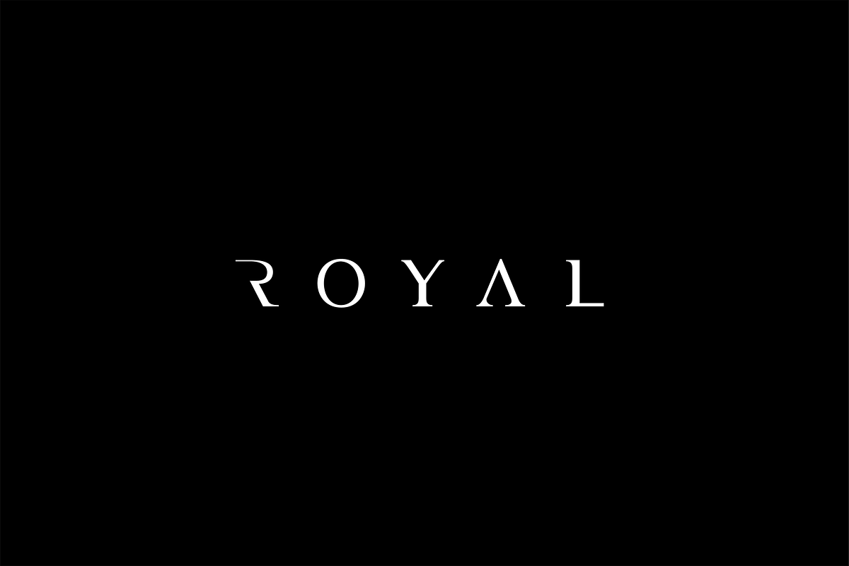 Royal - An elegant luxurious font, a Serif Font by MoonBandit (Photo 1 of 5)