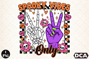 Retro Halloween Spooky PNG Sublimati, an Illustration by DreamCafeArt (Thumbnail 1 of 7)