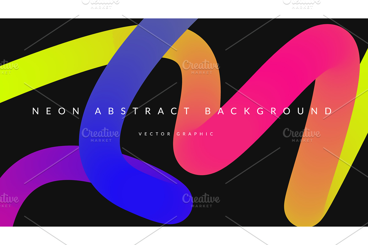 3d Gradient Shape. Beautiful, an Illustration by Holo Art