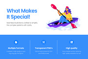 60 Travel Flat Illustrations, a Transportation Illustration by Vectors Market (Thumbnail 2 of 6)