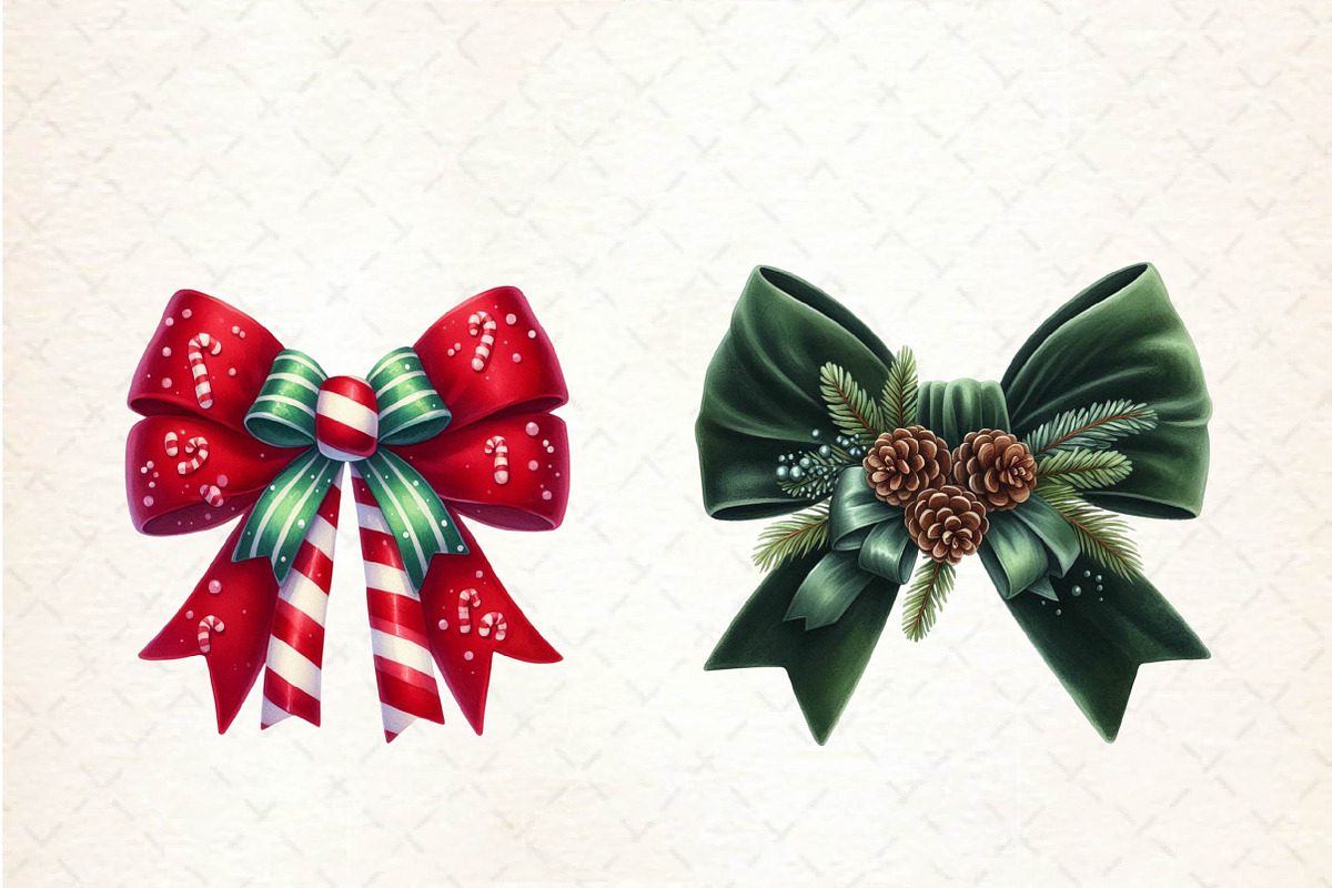 Velvet Bows Clipart, an Illustration by CreationArt (Photo 5 of 5)