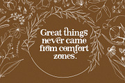 Vintage Stylist Font + Florals, a Serif Font by Creativeqube Design (Thumbnail 3 of 18)