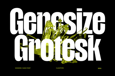 Genesize Grotesk - Condensed Font