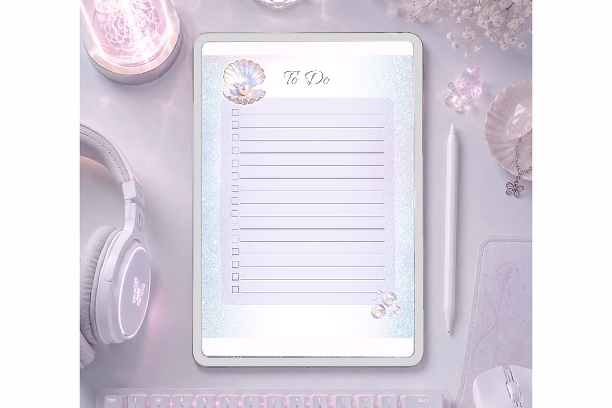 Dreamcore Planner Templates, a Stationery Template by Victoria Obscure (Photo 3 of 3)