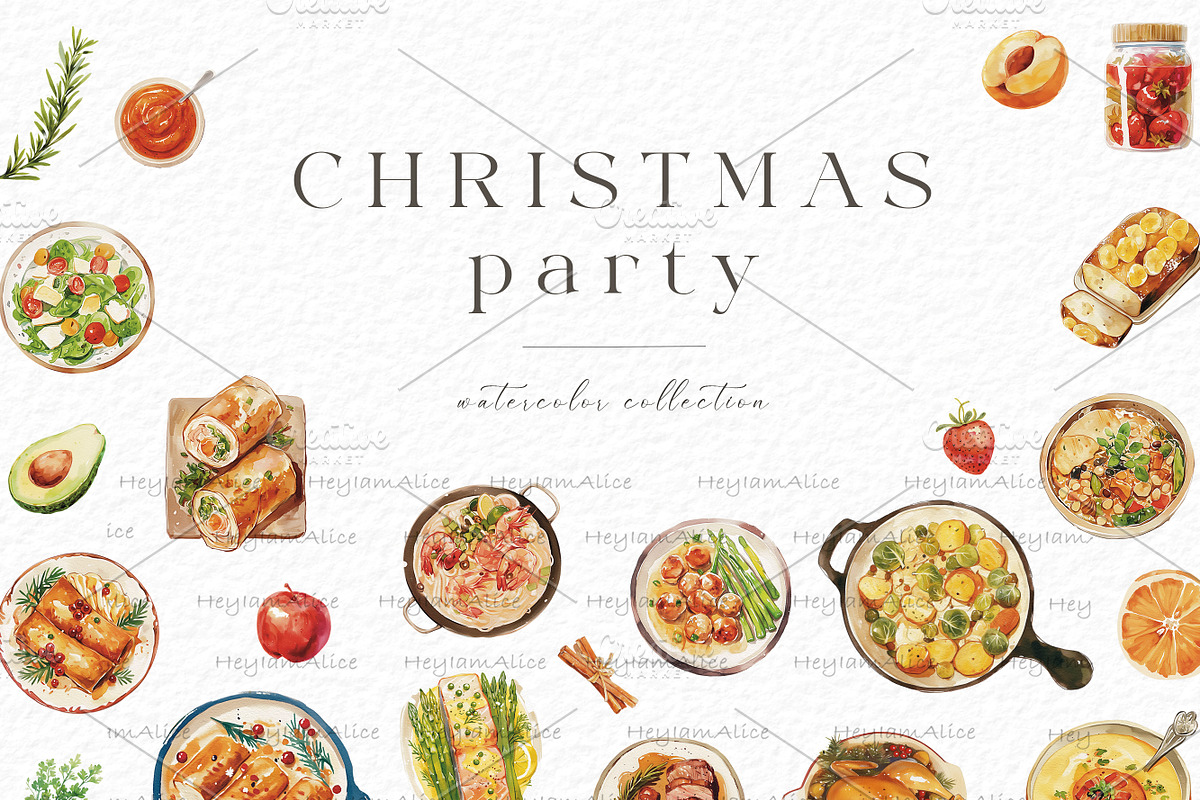 Christmas Party, a Seasonal Illustration by heyiamalice (Photo 15 of 19)