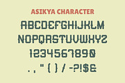 Asikya Vintage Display Typeface, a Blackletter Font by IHDSTD (Thumbnail 3 of 4)