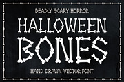 Halloween Bones vector font, an Object Illustration by Ledokolua (Thumbnail 1 of 2)