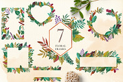 Autumn Leaves Watercolor Clipart, an Illustration by Oh Darling Graphics (Thumbnail 3 of 9)
