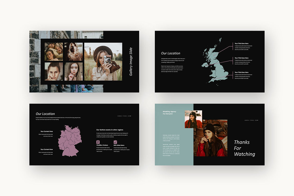 Fras : Modeling Agency Google Slides, a Presentation Template by Punkl Camp (Photo 16 of 16)