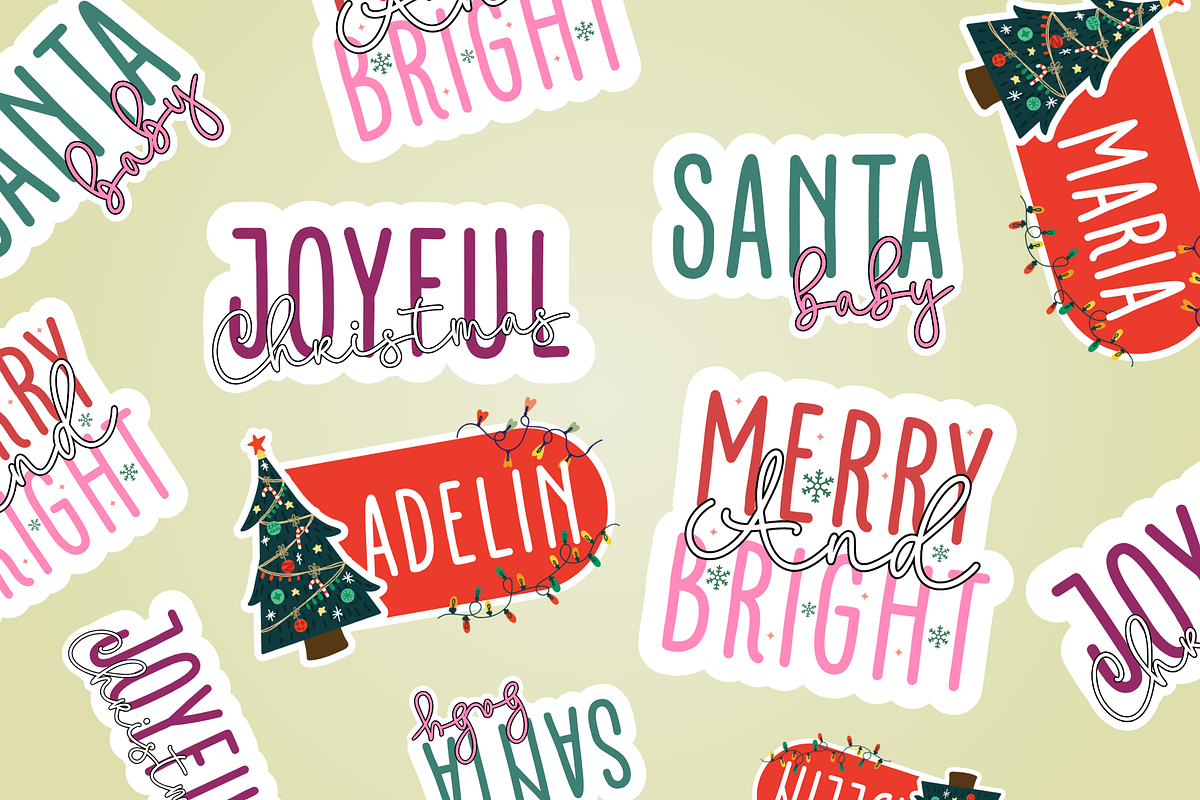 Everfrost Christmas - A Font Duo, a Handwritten Font by Ainun Jinan (Photo 4 of 10)