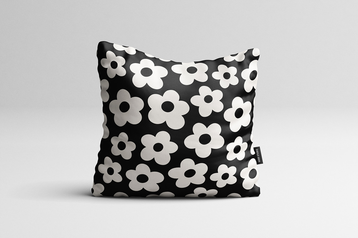 Floral seamless daisy patterns set, a Pattern Graphic by Good Studio