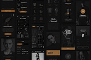 Gold & Coal - UI Kit, an UI Kit Template by Studio Dusk (Thumbnail 8 of 15)