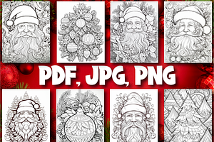 Merry Christmas Adult Coloring Pages