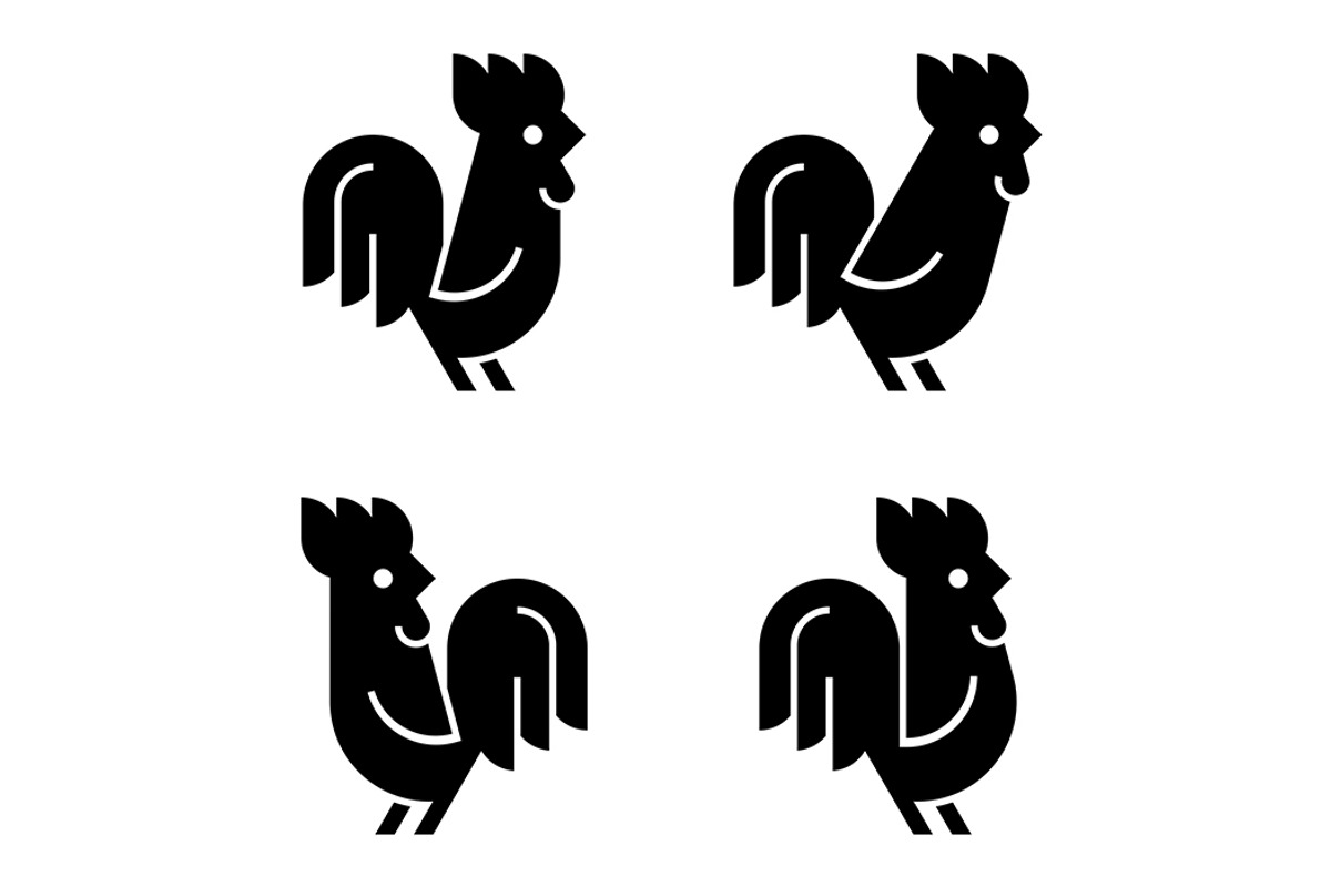 Rooster Logo, a Graphic by NataliiaVolyk (Photo 3 of 6)