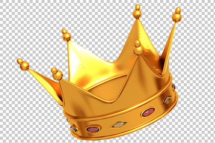 Crown - 3D Render PNG preview 2