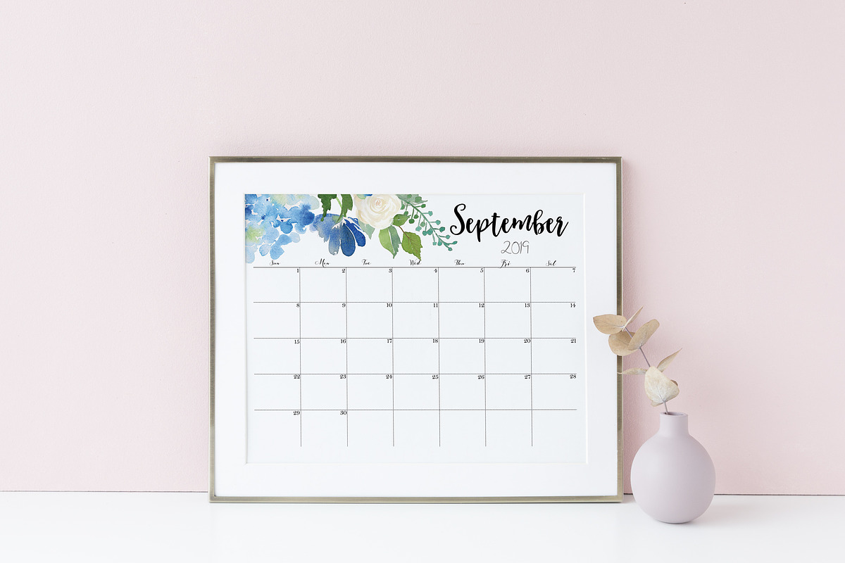 Large Calendar 2019 Printable PDF, a Stationery Template by EasyLifePlanners (Photo 11 of 11)