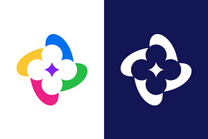 Intelligence Logo App Abstract Shape, a Branding & Logo Template by Signatoro