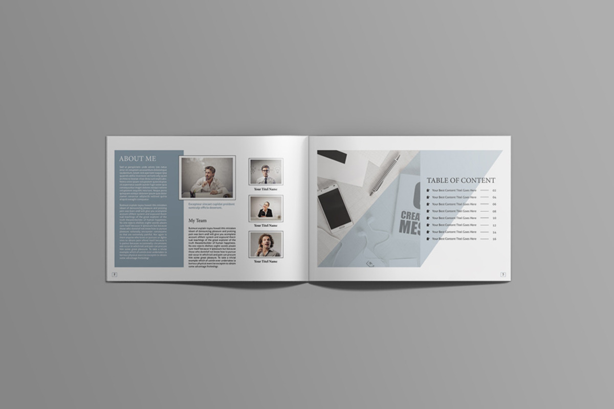 Portfolio Brochure Template - V419, a Brochure Template by Template Shop (Photo 7 of 9)