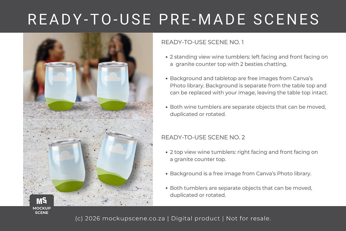 12oz Wine Tumbler Canva Smart Mockup, a Cups & Container Mockup by Mockup Scene (Photo 3 of 14)