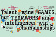 Pungkasraga Sport Font, a Serif Font by Fontcamp Type Foundry (Thumbnail 5 of 8)