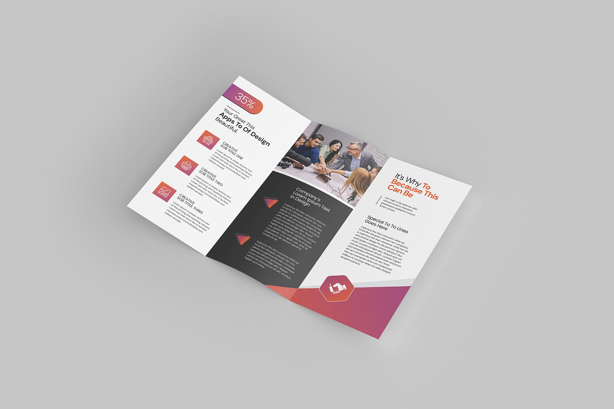Construction Brochure Template, a Brochure Template by Creatiya Type (Photo 3 of 4)