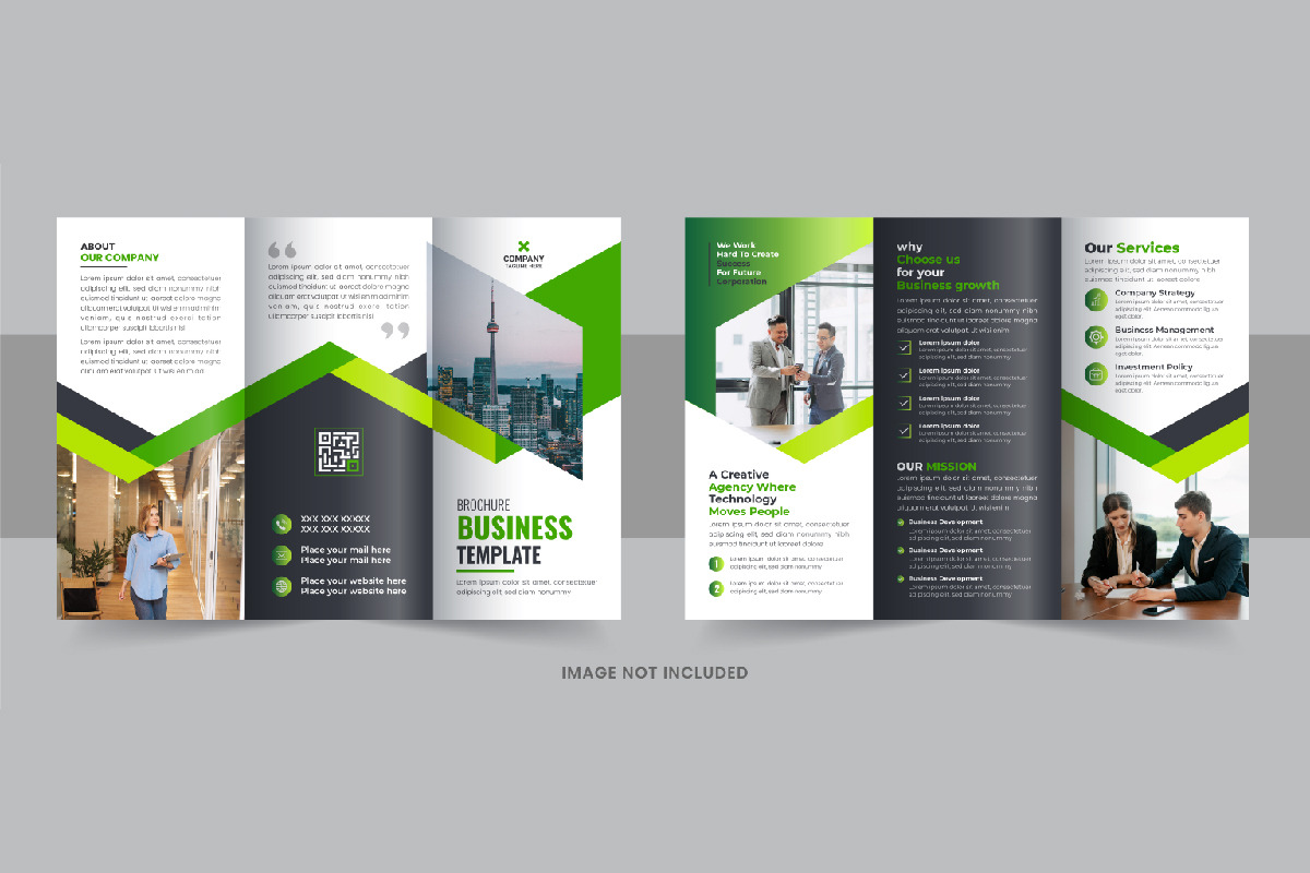 Business trifold brochure design, a Brochure Template by Pavel_design