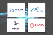 Futuristic & Geometric Logos Bundle, a Branding & Logo Template by AN Productions (Thumbnail 4 of 47)