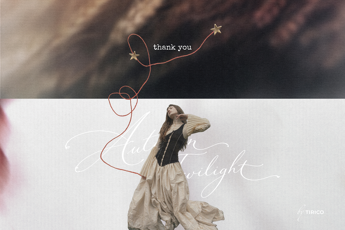 Autumn Twilight: Vintage Backgrounds, a Texture Graphic by TiriCo (Photo 13 of 13)