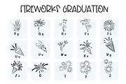 Fireworks Graduation| Symbols Fonts, a Symbol Font by Sirinart (Thumbnail 6 of 12)