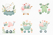 Watercolor Spring Nursery Clipart, an Illustration by Craft Nest (Thumbnail 3 of 11)