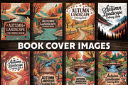 Autumn Landscape Coloring Book, a Seasonal Illustration by Design Station (Thumbnail 3 of 5)