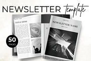 Editable Newsletter Canva Template, an Email Template by Digital By Nikoleta (Thumbnail 1 of 10)