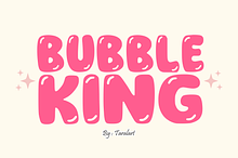 BUBBLE KING - Graffiti Bubble Font